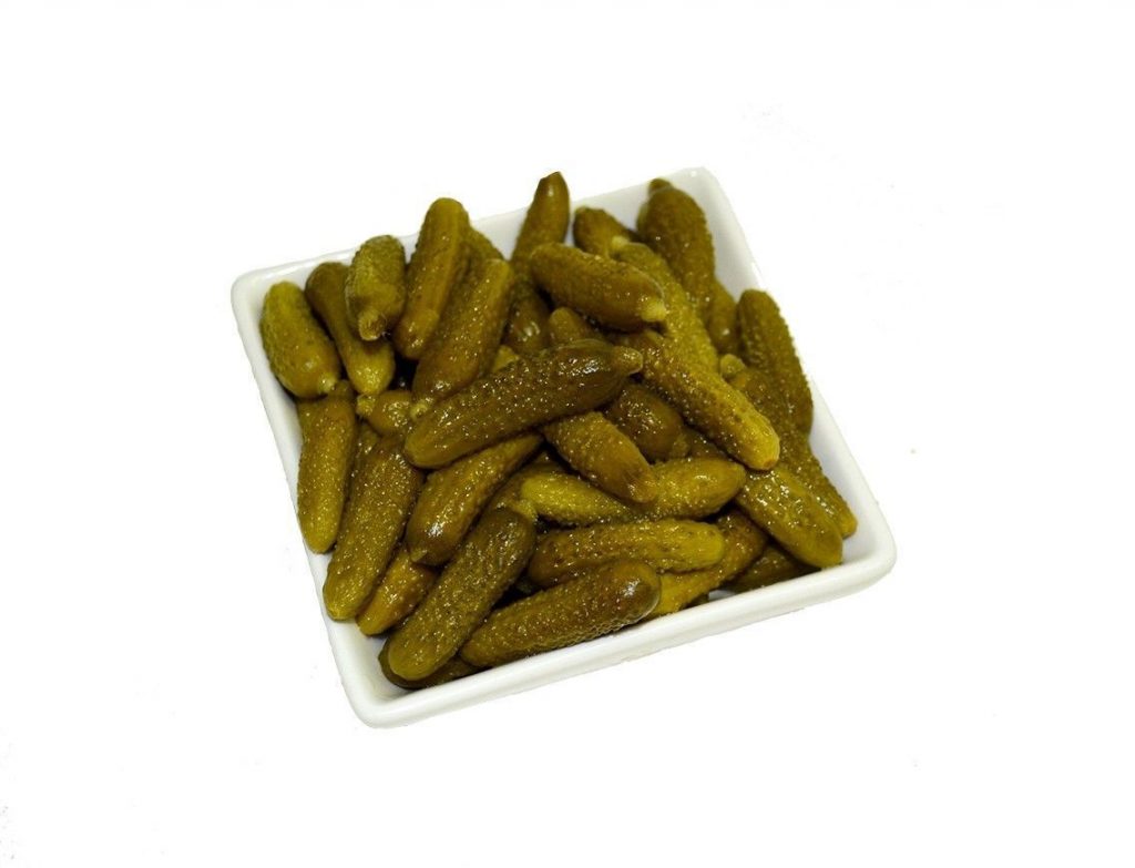 Pepinillos pequeños en vinagre - ibericoteca